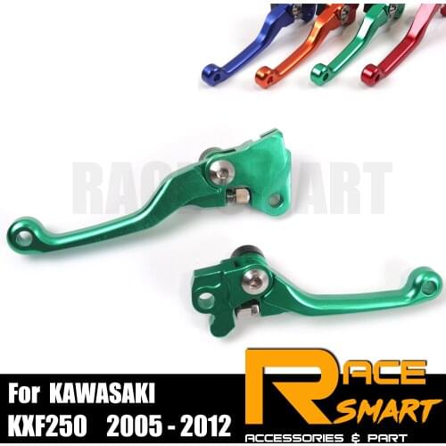 For KAWASAKI KXF250 2005 - 2012 Alloy Motorcycle Brake Handle CNC Motorcycle Clutch Brake Lever Handle Pivot Brake Clutch Levers