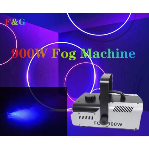 F&G fast shipping disco color 900w fog machine mini LED remote smoke generator dj christmas party stage lighting fog machine