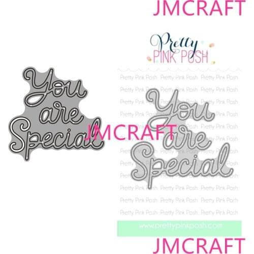 JMCRAFT 2021 You Are Special English Letters Metal Cutting Die For Scrapbooking Practice Hands-on DIY Album Card Handmade Tool