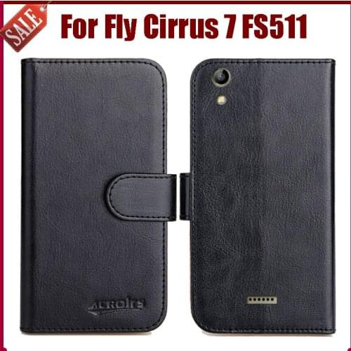 Hot! Fly Cirrus 7 FS511 Case New Arrival 6 Colors High Quality Flip Leather Protective Cover For Fly Cirrus 7 FS511 Phone Case