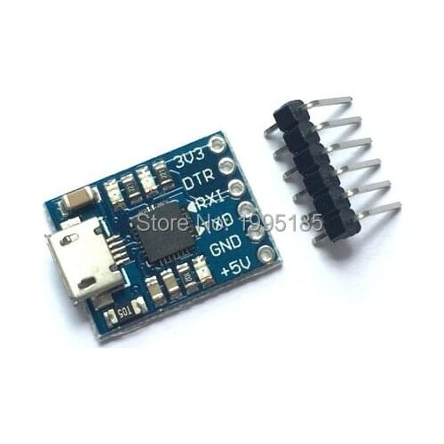 5PCS CP2102 MICRO USB to UART TTL Module 6Pin Serial Converter UART STC Replace FT232 NEW