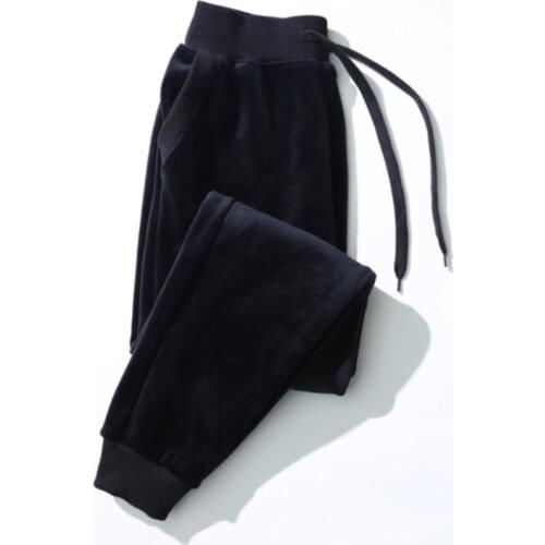 Mens/women Thick Winter Sweatpants Sweat Cargo Jogging Vintage Pants Harlan Long Warm Fleece Pleuche Mens Joggers Casual Pants