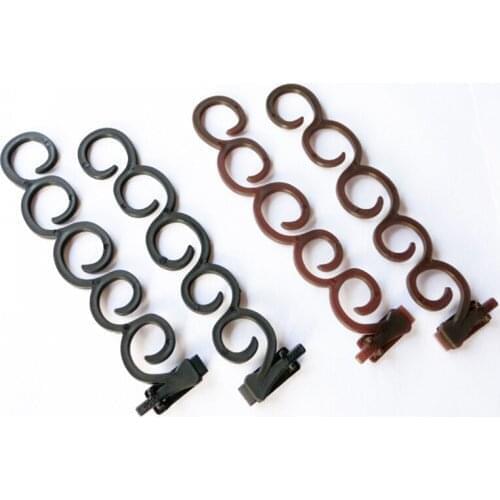 2pcs/set Magic French Elegance Hair Braider Flower Magic Hair Clip Stylist Queue Twist Plait DIY Hairstyle Styling Accessories