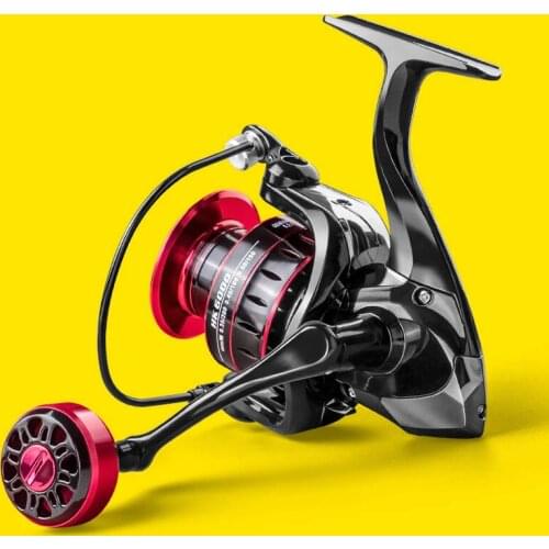 Fishing Spinning Reels 5.2:1 Metal Spool Max Drag 13KG Stainless Bearings Carp Fishing Reel Saltwater Reel Fishing Tackle X496G