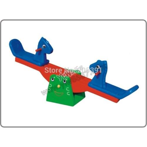 Plastic seesaw playground park,garden seesaw for amusement park,park seesaw