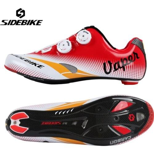 SIDEBIKE 2017 Road Cycling Shoes Carbon Lightweight Highway Bike Shoe Self-locking Ride Bicycle Shoes Zapatillas Zapato Ciclismo
