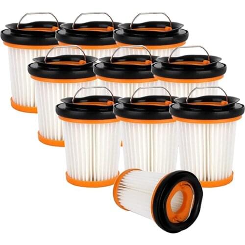 Filter Replacement For Shark ION W1 Cordless Handheld Vacuum W2 W3 WV200 WV201 WV205, 8 Pack Fabric Vacuum Filter