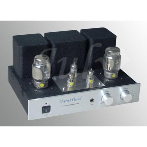 SP-KT88 single-ended class A tube power amplifier, 13W×2 supports USB, MM turntable input, frequency response 20Hz--25KHz