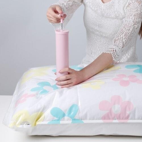 1pc Vacuum Compressed Bags Hand Pump Color Random Manual Compression Bags Air Pump Home Organizing Supply Home Storage Pump