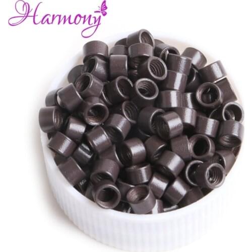 4bottles/lot Screw Micro Rings 3.5*2.0*2.0MM Dreadlock Beads Dread Screw Beads For Hair Extensions