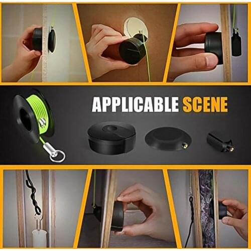 Wiremag Puller Snap Wire Puller Cable Running Device Puller Tools Wheel Pushing Magnetic Threader Professional Snap Wire Puller