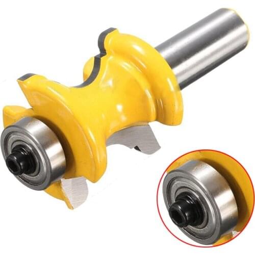 1/2'' Shank Bullnose with Bead Column Face Molding Router Bit Woodworking Tools