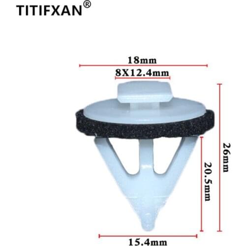 10PCS Automotive Plastic Fastener Clip for Toyota Corolla BYD F3 L3 G3 Trunk Light Bar trim License Plate Light Frame