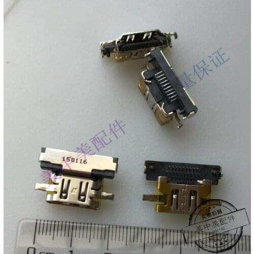 3pcs) Notebook HDMI female 19p HD socket 90 degrees for Dell Dell 14-5455 15-5558
