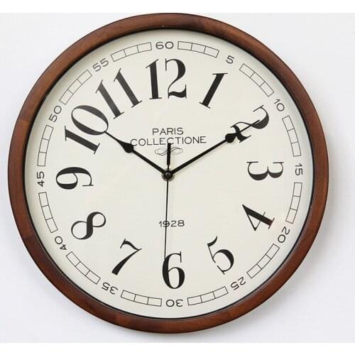 Abstract Nordic Wooden Wall Clock Digital Electronic Living Room Silent Wall Clock Minimalist Bedroom Klok Home Decor OO50WC