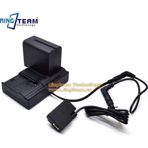 F970 Dual Charger Power Adapter LP-E17 DR-E18 DC Coupler for Canon Camera EOS RP 77D 200D 750D T6i 760D T6s X8i 800D 8000D