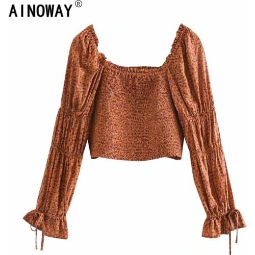 Ainoway Womens Chiffon Blouses