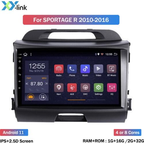 Car Radio android Sportage 3 4 2010-2015 gps Navigation system For KIA Sportage 1 2 sedan accessories multimedia no 2 din dvd pc