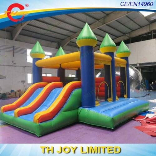 Free air ship to door! 5x3.5m inflatable bouncer,commercial bounce castles,bounce castles with slides combos