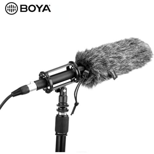BOYA BY-BM6060 Professional Shotgun Microphone Super-Cardioid Condenser Mic for Canon Nikon Sony Panasonic Video DSLR Camcorder