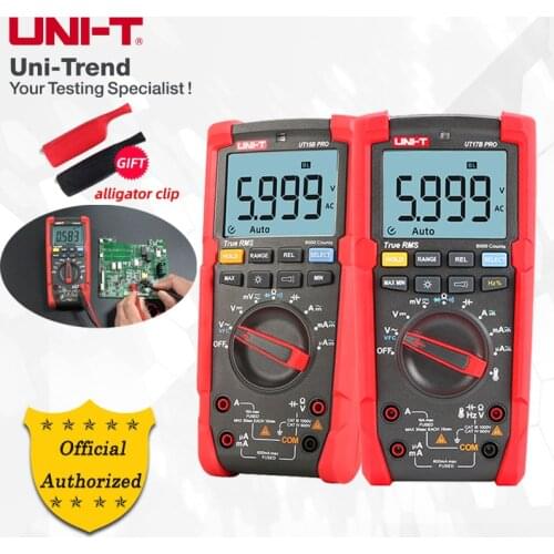 UNI-T UT15B PRO/UT17B PRO True RMS digital multimeter; high precision intelligent automatic range electrician universal meter