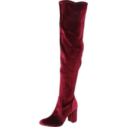 FORNARINA women burgundy velvet