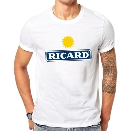 Mens T-shirt Ricard Women t-shirt Fashion tshirt Oversized t-shirts 2021 Summer Cotton Mujer Tee Short Sleeves Male clothing