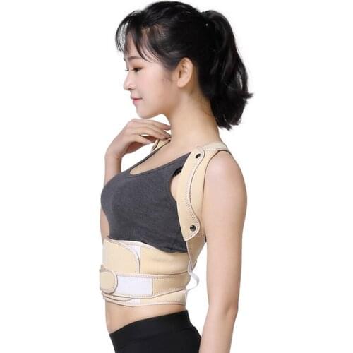 New Adjustable Lumbar Posture Humpback Corrector Pain Relief Belt Brace Shoulder Support M/L /XL