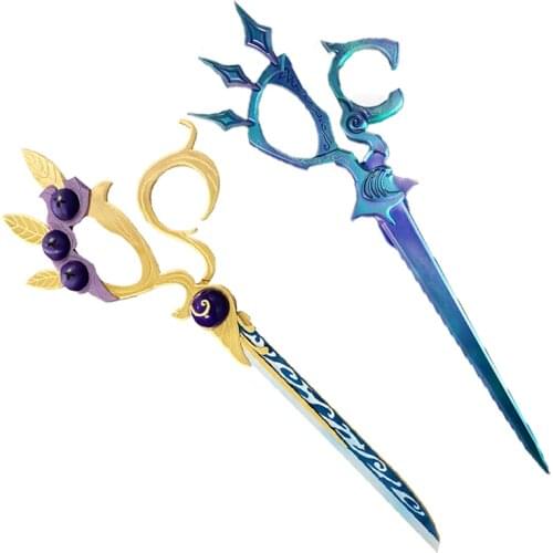 Game LOL Gwen Cosplay Prop PVC Scissors Replica of Weapons for Halloween Christmas Party Comic Exhibition Accessories Shears
