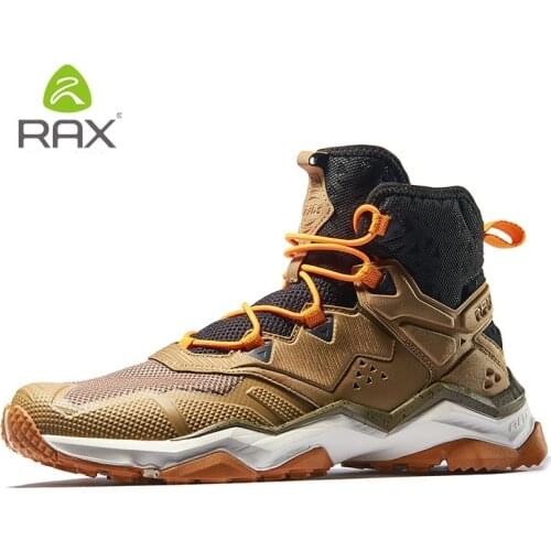 Men Hiking Shoes High-Top Waterproof Outdoor Sneaker Men Mountain Breathable Trekking Shoes Trail Climbing Sneakers AA52335