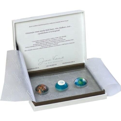 Custom Christmas Food Paper Packaging High Quality Luxury Empty Chocolate Gift Box