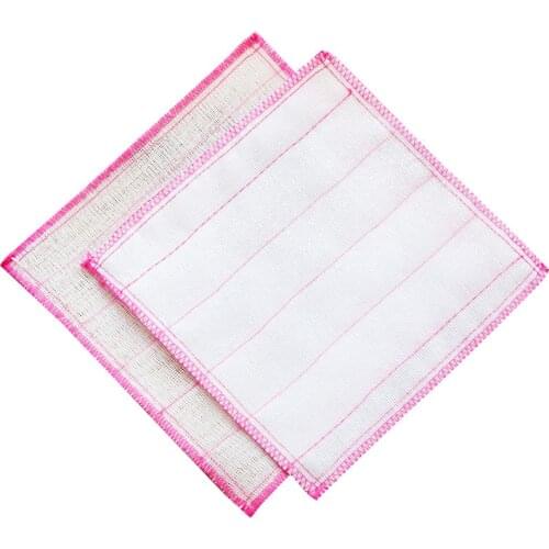 Soft Plaid Tea Towel Absorbent Kitchen Table Dishcloth Cotton Cleaning Cotton Table Napkins Kitchen Dishcloth Placemats