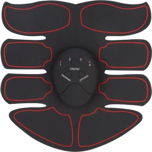 Muscle Trainer Smart Fitness Abdominal Stimulator EMS Training Electric Weight Loss Stickers Body Massager Slimming Belt Unisex