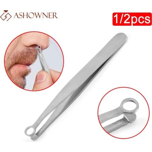 Nose Hair Trimming Anti-static Precision Nose Trimmer Set Stainless Steel Tweezer Electronics Repair Tool Nose Ear Hair Trimmer