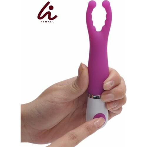 7 functions Silence Nipple Stimulator Breast Vibrator with Retail Box, Clitoral Stimulator Massager, Adult Sex Toys for women