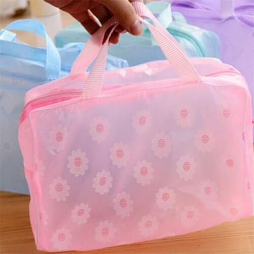 1PC High Quality Waterproof PVC Makeup Cosmetics Bag Travel Storage Box Women Make Up Pouch