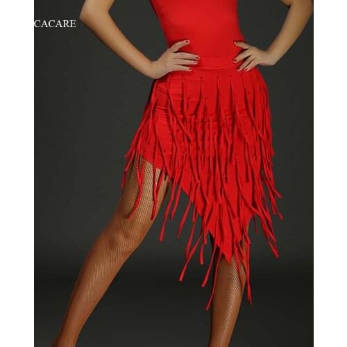 CACARE Latin Dance Skirt Dress Dance Wear Fringed CHEAP Exquisite Quality 2 Choices D0939 Irregular Tassels Hem