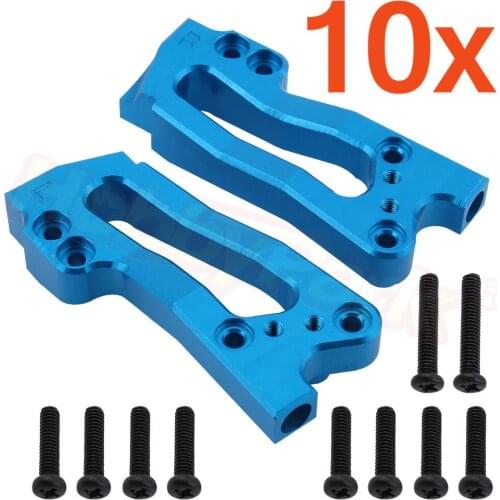 10 Pairs Aluminum Rear Shock Tower 0037 For WLtoys 12428 12423 1/12 RC Car Crawler Short Course Truck Upgrade Parts Accessories