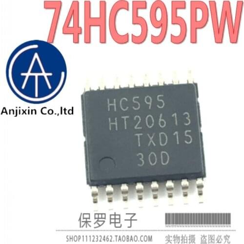 10pcs 100% orginal new shift register HC595 74HC595PW SN74HC595PWR TSSOP-16 real stock