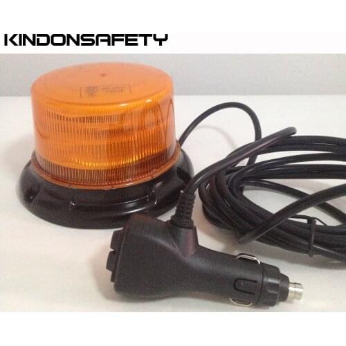 2pcs Free shipping! ECE R65 approved LED warning beacon, dome light, 12pcs 3W LED, 9 flash patterns, waterproof IP67, magnetic