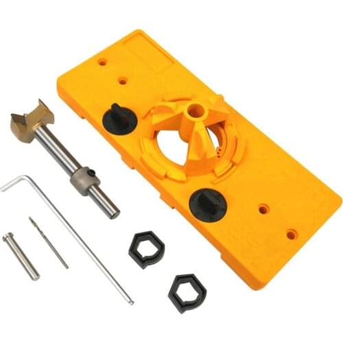 35mm Hole Locator Woodworking Hinge Hole Opener 7pcs Hinge Punching Tool Woodworking Puncher