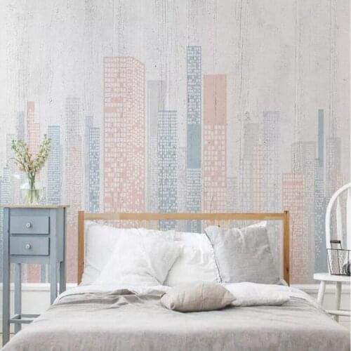 Wallpapers YOUMAN Custom 3D Photo Wallpaper Home Decor New York City Wood Grain Living Room Sofa Bedroom Wallpaper Wall Paper