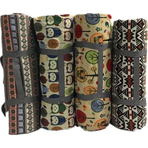 Outdoor Large Picnic Mat Travel Out Camping Ethnic Wind Moisture-Proof Camping Party Tent Mat Easy To Carry