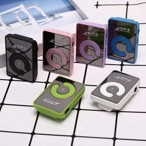 Digital MP3 Player LCD Screen Support Micro SD TF Card 32G Mirror Music Media MP3 Player Mini Sport Music Player