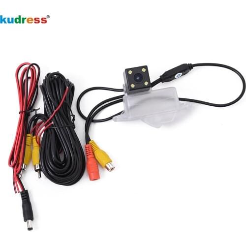 For Mitsubishi Lancer 2006-2010 LED Auto Backup CCD Colour Reverse Waterproof Wire Car Rear View Camera Night Vision