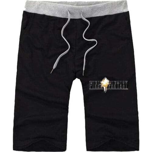 Game Final Fantasy shorts Men Summer Male Sweatpants Fitness Workout Jogger Shorts teenagers cotton Loose Sport Short Pants