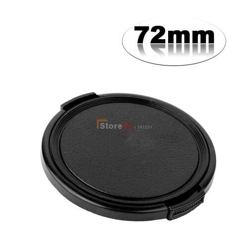 72mm Side-Pinch Lens Cap For 60D 7D & d90 d800 d7000 15-85 24-85 18-200mm filter protection Cover