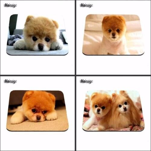 Mairuige Hot Game Printing Mousepad cute dogs Boo posing for the camera Gaming Desk Mat Personalized Durable Mouse Pads