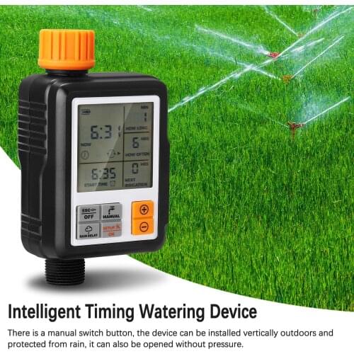 Large Screen Multifunctional Timing Watering Device Outdoor Garden Sprinkler Controller Intelligent Automatic Watering Timer
