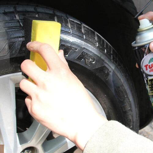 Multifunctional Waxing Cleaning Tool, Wipe Sponges At The Corners, Clean Sponge Brushes Inside and Outside The Car